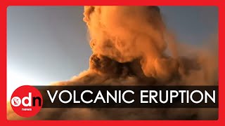 Spectacular Timelapse as Mexico's Popocatepetl Volcano Erupts Again