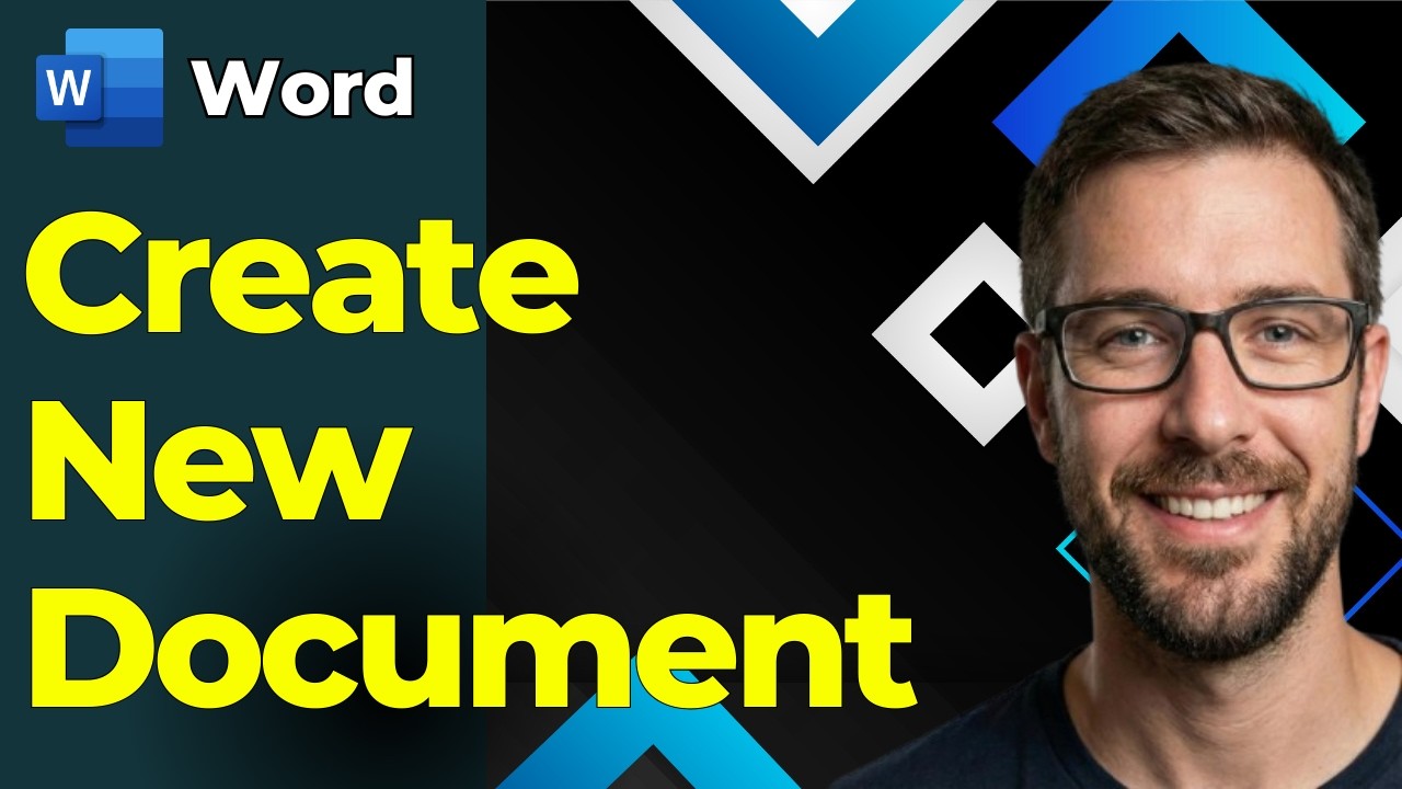 How To Create New Document In Microsoft Word [2026 Guide] - YouTube