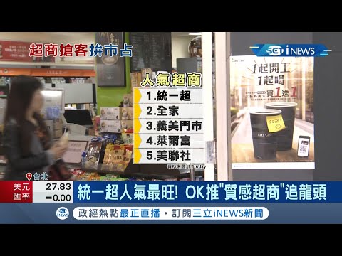 全台便利商店"統一"人氣最旺！ OK力推"質感超商"追龍頭  拿"鐵豆"升級...超商推精品咖啡搶黑金商機｜記者 莫祥珍 林書賢｜【台灣要聞】20211221｜三立iNEWS