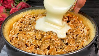 Mix the condensed milk with the nuts and put it in the oven! Recipe in 10 minutes.