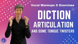 Diction, Articulation and Tongue Twisters for SINGERS | Vocal Warmups and Exercises screenshot 4