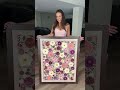 Pressed Petals by Emily turned my engagement bouquet (& the flowers you guys sent me) #short #shorts
