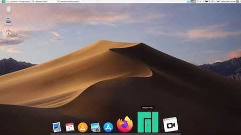 Manjaro 20 xfce look like macos