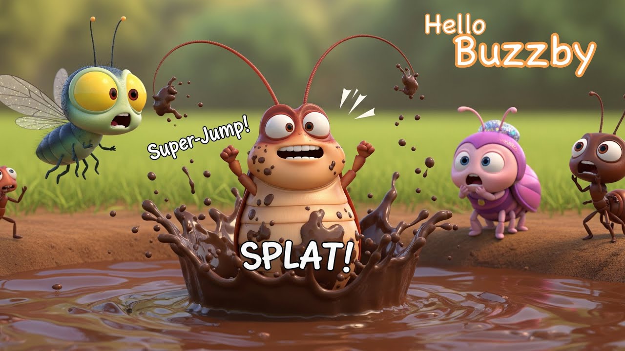 Lucas Spider - The Tiny Ant's Rainbow Hunt | Buzzby the Fly | Hello Buzzby
