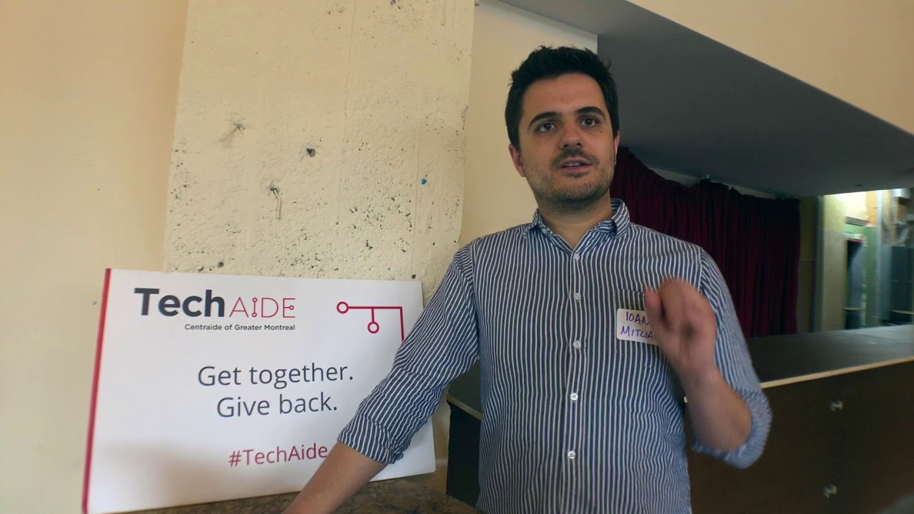Ioannis Mitliagkas: Why it’s important to get involved in TechAide