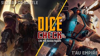 Sisters of Battle (Bricky) vs. T'au (Beast) - Dice Check Tournament Round 1 Game 1