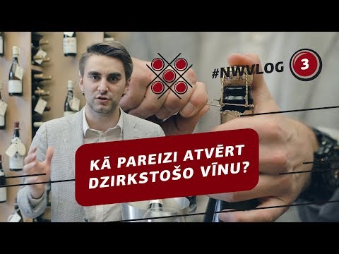 Video: Kā Pareizi Atvērt šampanieti