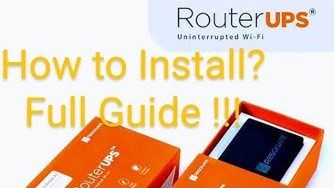 Resonate WiFi Router UPS | Unboxing | Installation | Complete Guide |