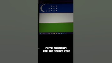 Creating 🇺🇿 flag using JavaScript #js #p5js #konsta