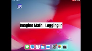 Logging into Imagine Math