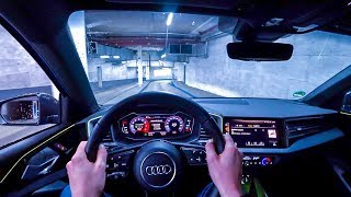 2019 Audi A1 40TFSI (200PS) NIGHT POV DRIVE Onboard (60FPS)