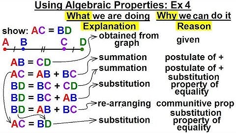 Geometry - Ch. 2: Reasoning and Proofs (46 of 46) Using Algebraic Properties: 4