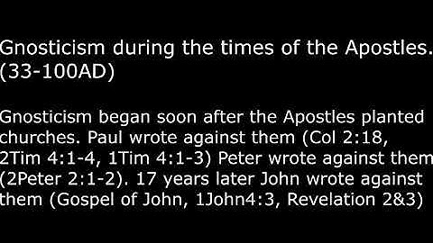 Calvinism and Gnosticism