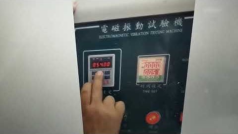 Electromagnetic Vibration Testing Machine