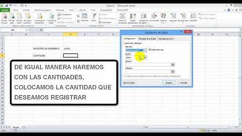 TUTORIAL DE VALIDACIÓN DE DATOS EN EXCEL