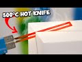 I used a HOT KNIFE to Sculpt FOAM! - Really Satisfying!!
