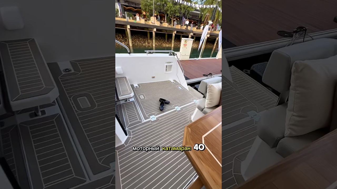 Обзор моторного катамарана Leopard 40