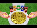 COINS vs Coca Cola Zero, Mtn Dew, Fanta, Yedigün Blue, Fruko and Fruity Mentos in the toilet