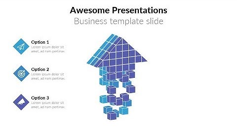 animated 3 step process with 3 D arrow . Powerpoint tricks
