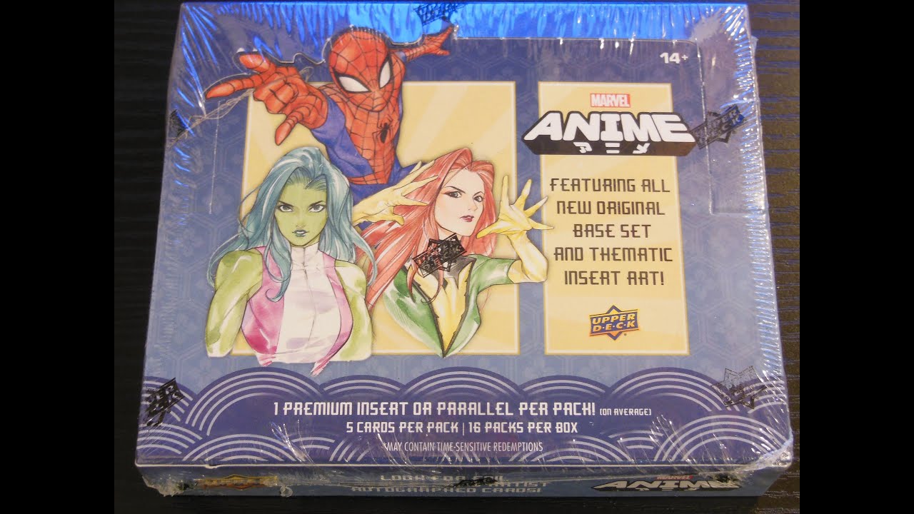 2020 Marvel Anime Trading Cards by Upper Deck Hobby Box Break YouTube