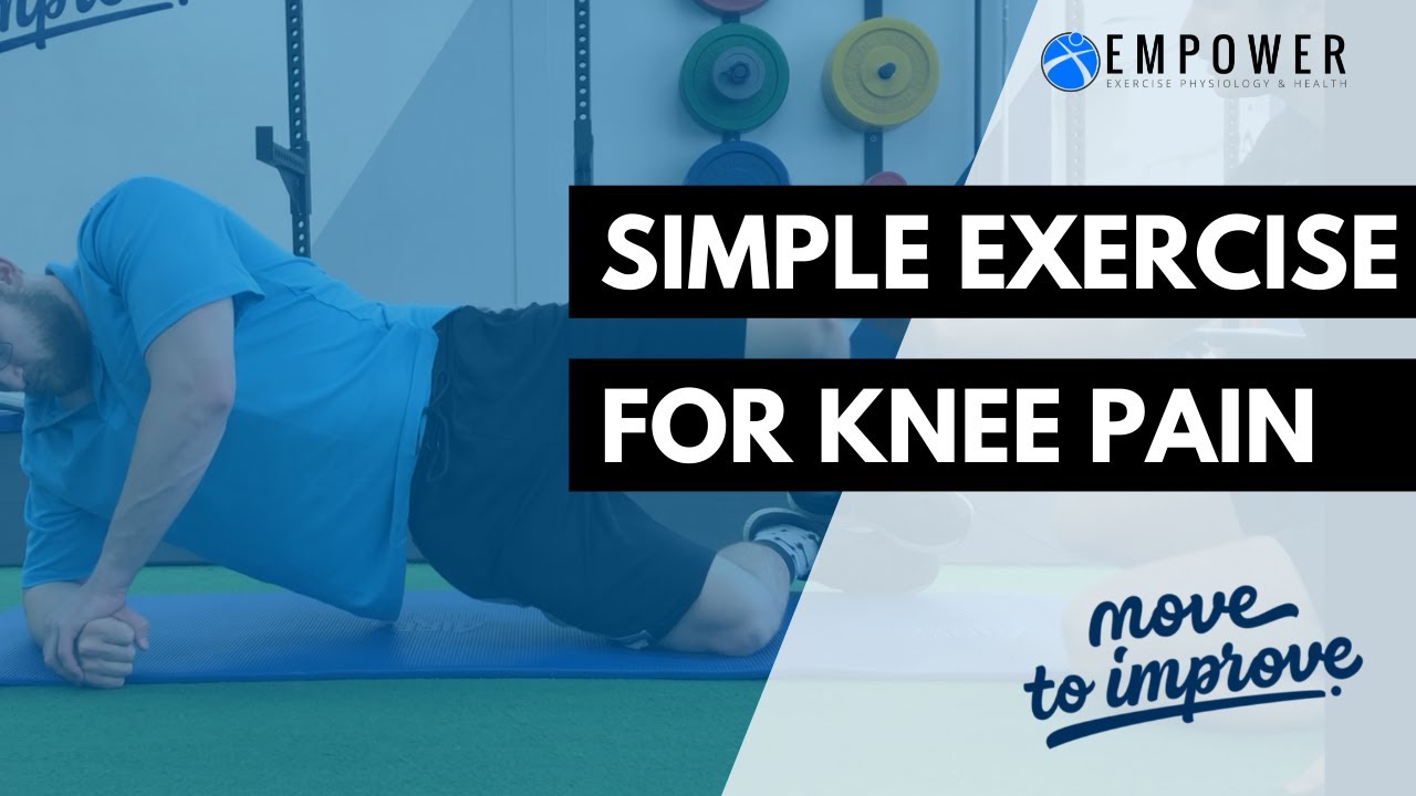 4 simple exercises for knee pain