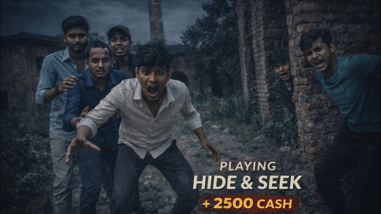 Playing hide and seek in a horror place 🫣