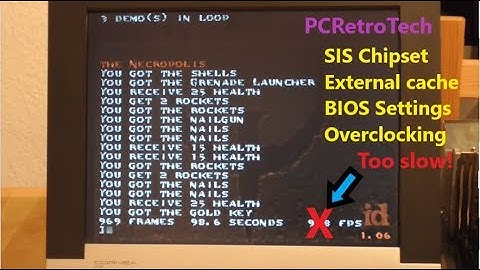 High Quake FPS on a Socket 3 System | A PC/XT Clone
