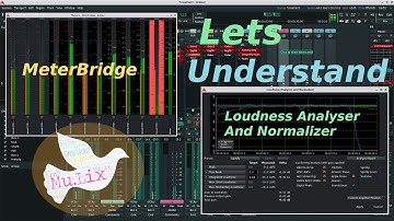 Ardour : 6.9 : Tutorial :Free Daw : Meters And Loudness Analyzer