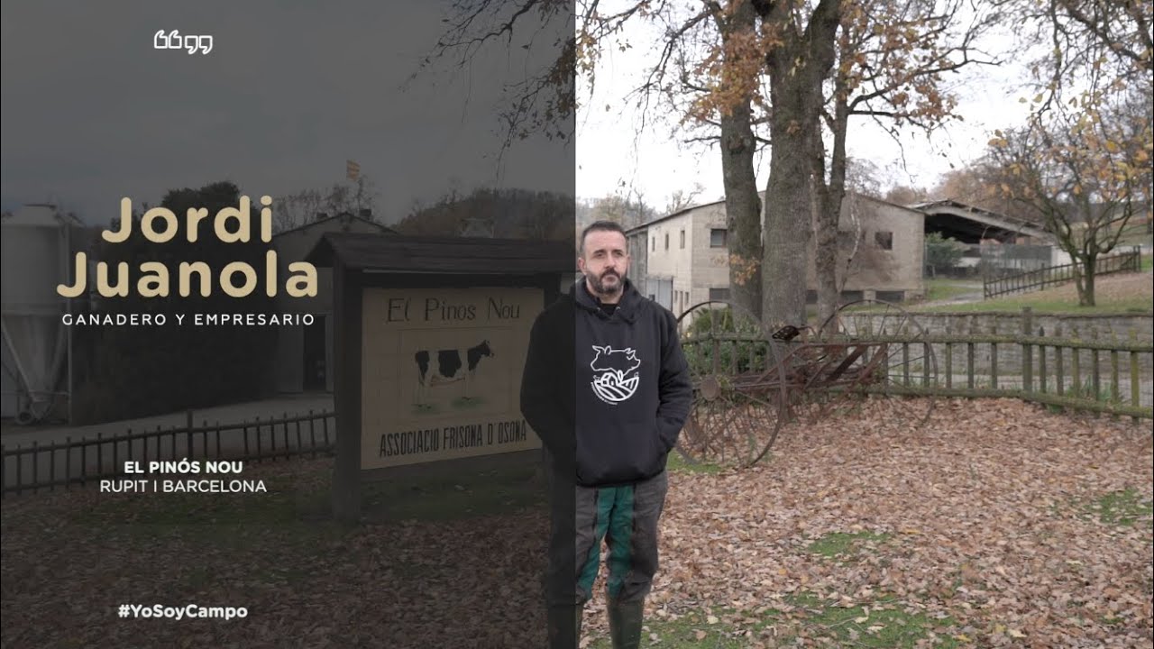 Jordi Juanola, ganadero de vacuno en Rupit, Barcelona