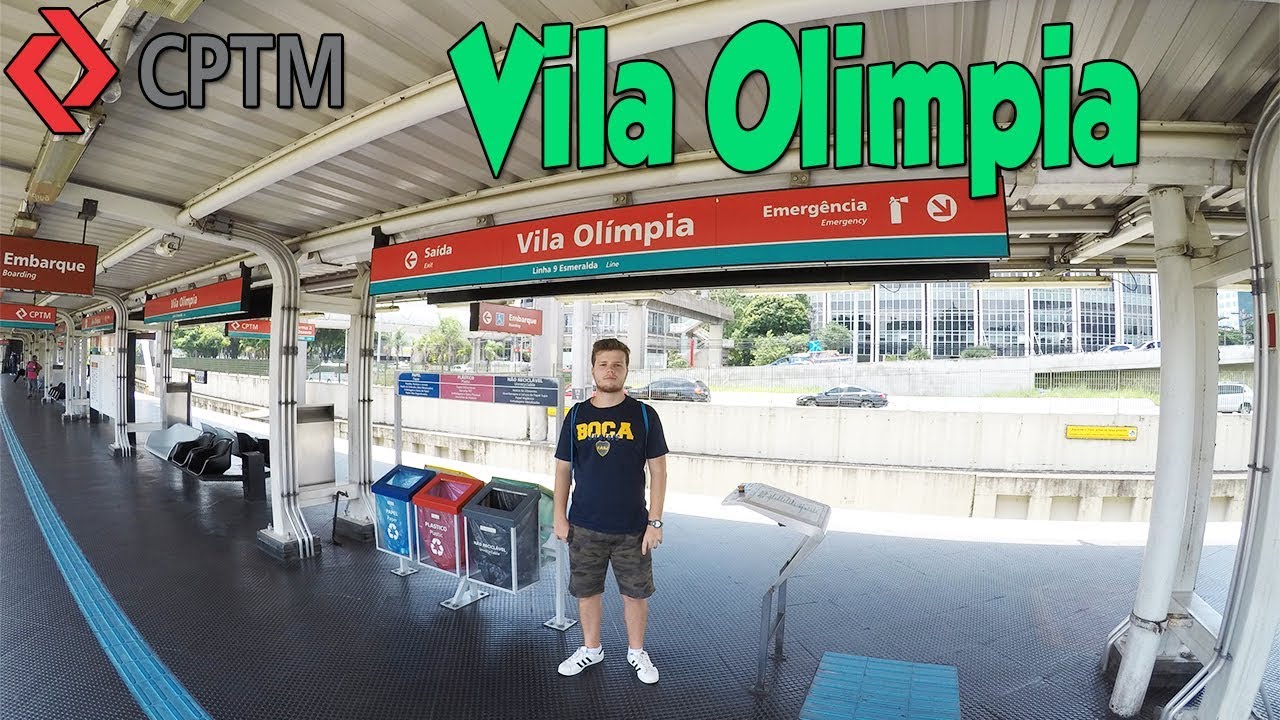 Linha 9 Esmeralda Cptm Estação Vila Olímpia Interno Youtube 