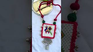 Handmade Mirror jewellery #indiancrafts Making Process | Traditional Gujarati Belt Design #handmade