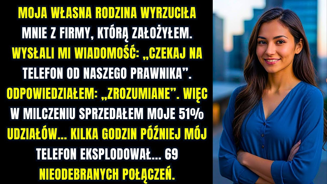 Rodzina Wyrzuciła Mnie z Firmy, Więc Sprzedałem 51%  Potem Dostałem 69 Telefonów Niewierność Reddit