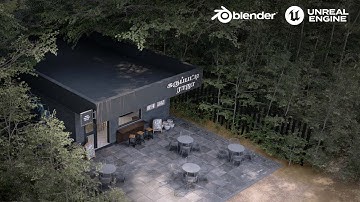 Cozy Coffee Shop - 3D Visualization | Blender & Unreal EngineDescription: