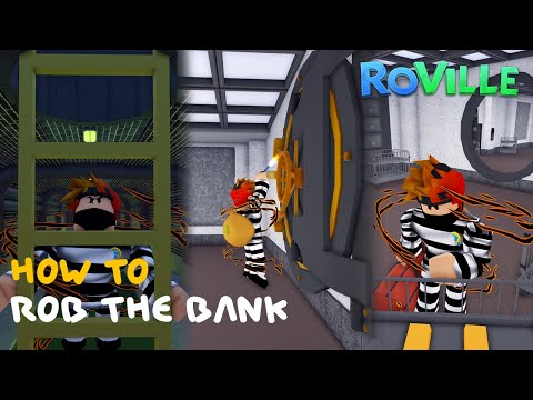 How to rob bank 2024 | Roblox RoVille | Roblox | JPSpiek