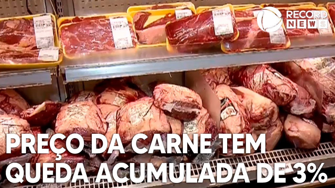 Preço da carne tem queda acumulada de 3,16% em 2023