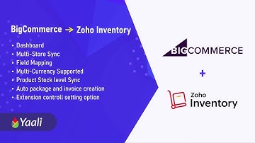 BigCommerce for Zoho Inventory [Zoho Extension]
