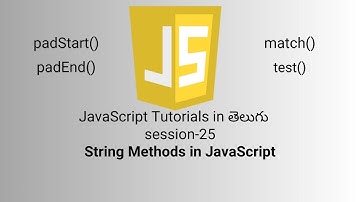 JavaScript in Telugu | StringMethods | S-25 | Methods in JavaScript | Stack | Telugu Tutorial | 2025