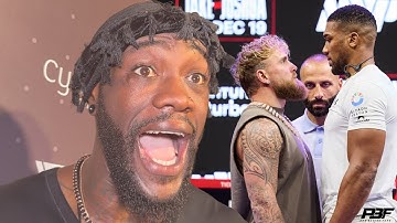 DEONTAY WILDER SHOCK REACTION TO CARL FROCH SAYING ANTHONY JOSHUA CAREER IS OVER AHEAD OF JAKE PAUL