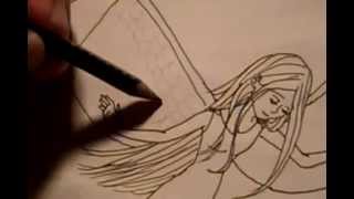 How to draw an angel- pt4(7) Wings1