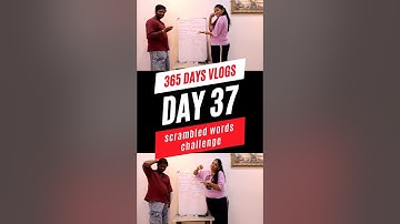 Scrambled words challenge Part 1 | 365 Days Vlogging Challenge Day 37 | Tejas Nimbalkar Vlogss