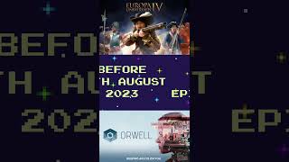 Get EU 4 and Orwell For FREE!