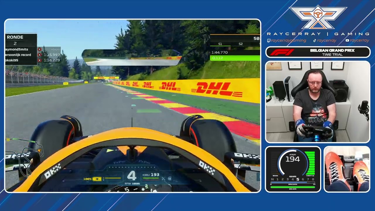 F1'22 - Timetrial Spa Francorchamps - 1:44:684 - No Setup - 