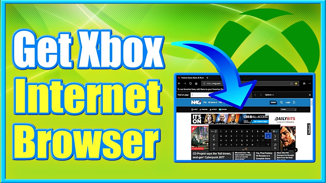 Maak avondeten Arabisch Geleerde How to GET a Xbox One Internet Browser (Easy Method) - YouTube