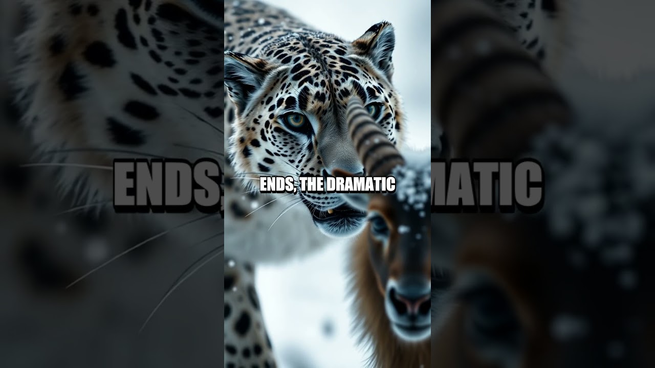 Summit Shadow A Snow Leopard's Calculated Pursuit