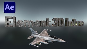 After Effects Tutorial | Element 3D Plugins - Part 1