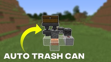 Automatic Trash Can - Minecraft 1.16.4