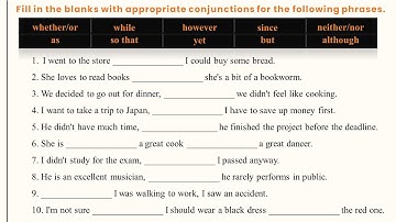 Kun jij de lege plekken invullen? Test nu je kennis van voegwoorden! | Engelse grammaticatest