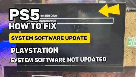 PS5 System Software Update Not Working How To Fix New PS5 Console