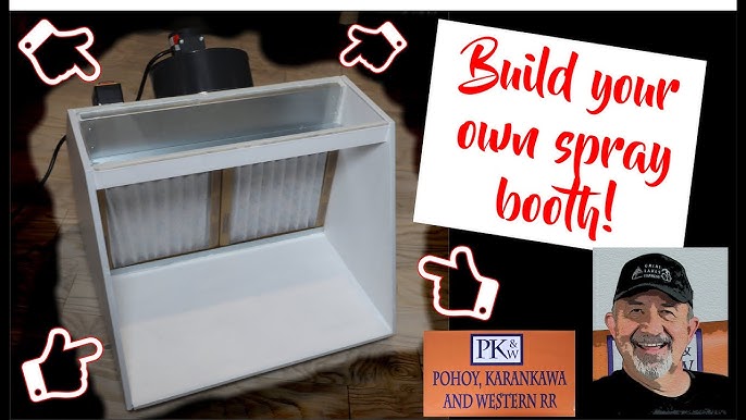 Making A Homemade Cardboard Spray Booth - DIY Tutorial With Free Blueprints  N'stuff 