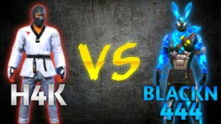 H4K VS BLACKN444 👽 | 1 vs 1 Friendly Match 💗 | Free Fire Highlights 🎯